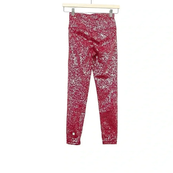Sweaty Betty 7/8 Goddess Tight XS Pink Foil Print - Picture 3 of 6